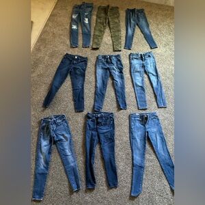 Women’s Jeans (9 pairs)